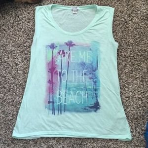 "Take me to the beach" tank top