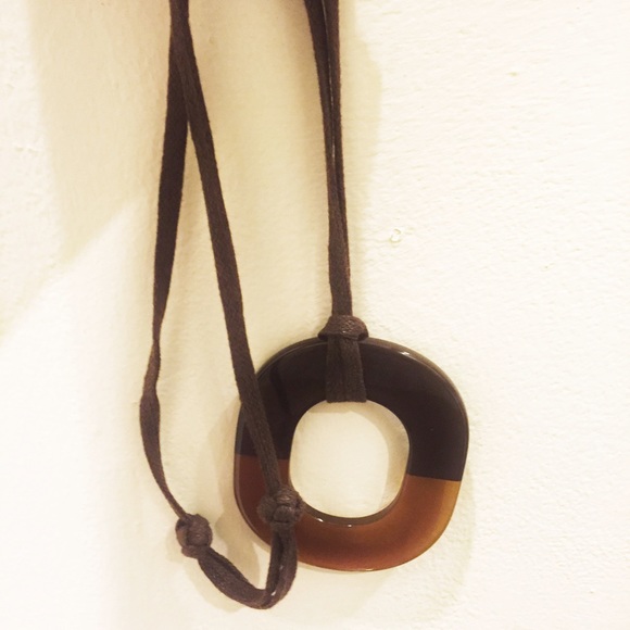 Hermes Horn pendant necklace