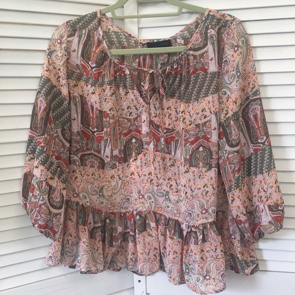 ShopRuche Boho Paisley Top