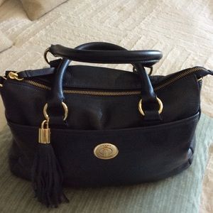 Tommy Hilfiger Navy/gold leather purse