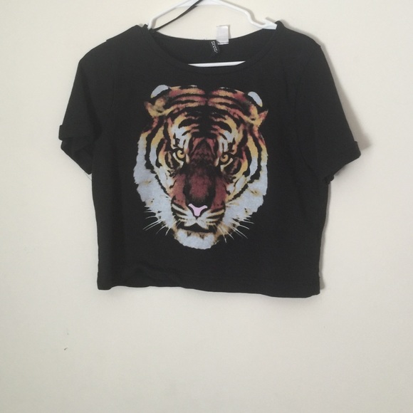 Tiger crop top
