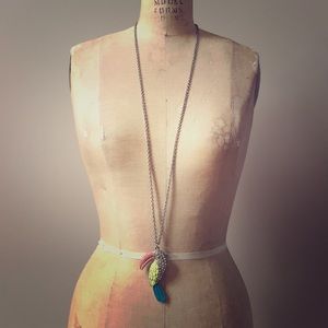 Parrot pendant necklace