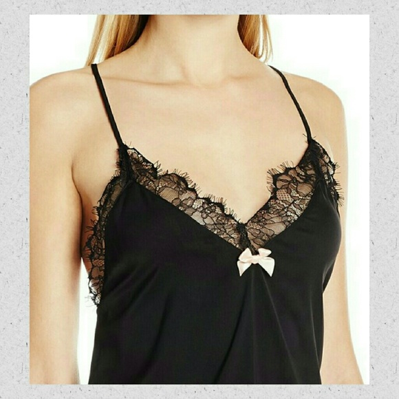 Betsey Johnson Eyelash Lace Satin Lingerie - Picture 3 of 4