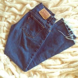 Levi's 505 Slim Fit- Raw Hem