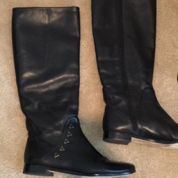 House of Harlow 1960 Billy Black Flat Boots
