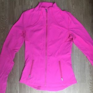 Hot pink Lululemon zip up