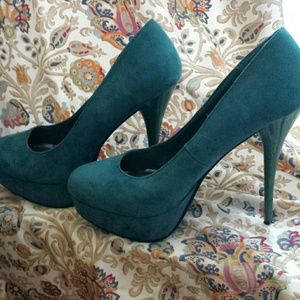 Suade heels