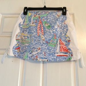 Lilly Pulitzer skort "get nauti" size 0