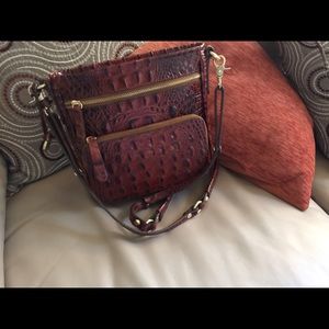 Authentic crossbody Brahmin bag