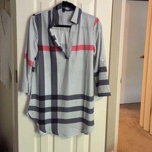 Burberry look-a-like tunic