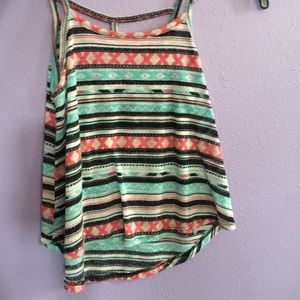 Tilly's Tribal Print Tank Top