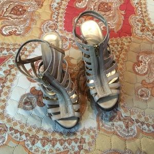 Tan wedge Jessica Simpson shoes