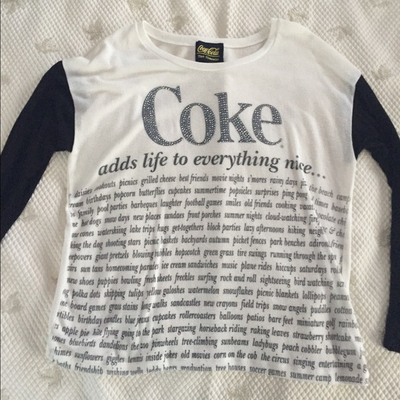 White "Coke" top
