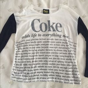 White "Coke" top