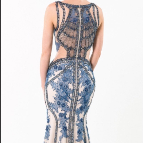 Addtl pics Terani Couture Embellished Gown - Picture 2 of 4