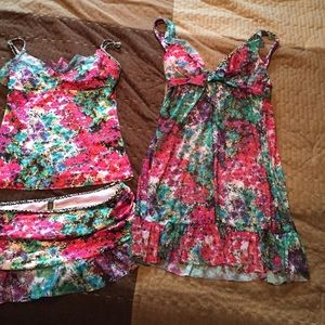 Kenneth Cole swimsuit and coverup