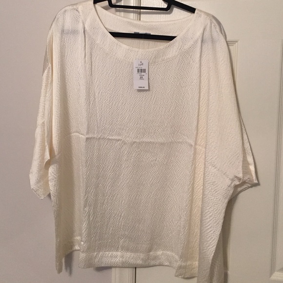 Pure silk top