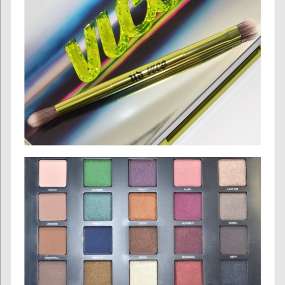 Urban decay vice 3 new  with pouch unused brush