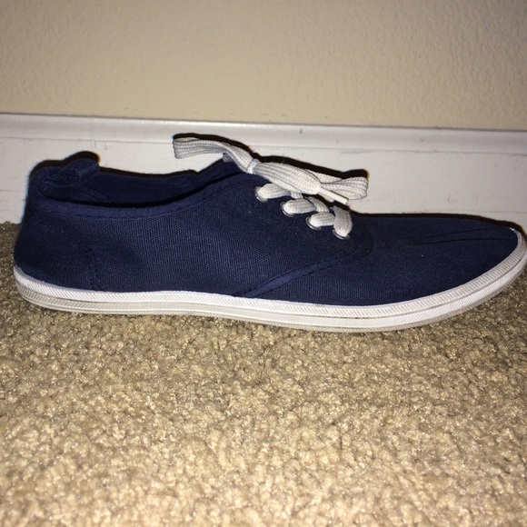Navy Blue Sneakers - Picture 2 of 3
