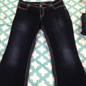 Silver jeans suki flap size 16 length 32