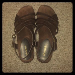 Brown sandals