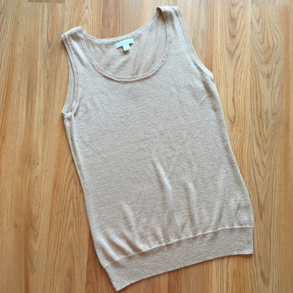 Shimmery gold tank top by NY&Co