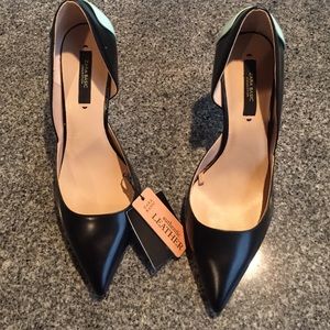 Zara Black Heel with Turquoise Detail