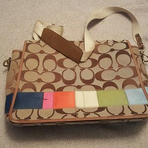 Coach diaper bag