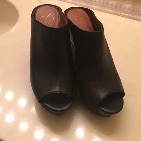 Jessica Simpson Peep-Toe Wedge