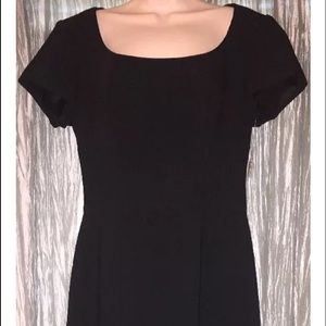 Talbots Womens Black Sheath Dress