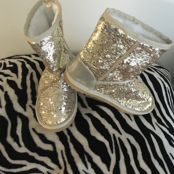 ❌❌❌SOLD❌❌❌ Girl Glitter Sequined Boots