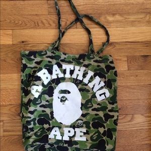Authentic Bape tote bag