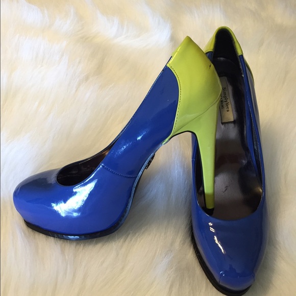 Blue Vera Wang heels!