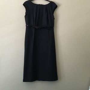 Black cotton dress