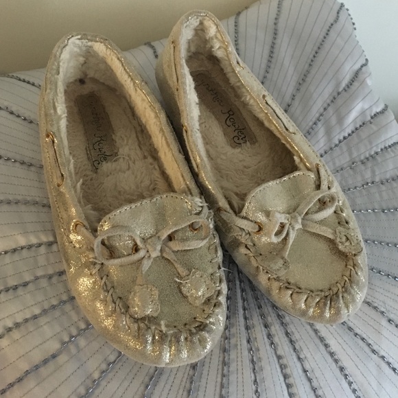 ❌❌❌SOLD❌❌❌ Kid loafers (gold/shimmery)