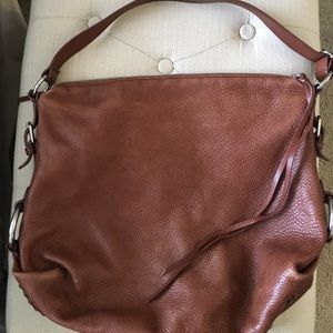 Banana Republic brown leather shoulder bag