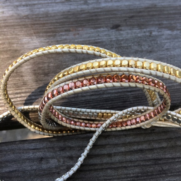 💋SOLD💋Nakamol Handmade Leather Bracelet💋SOLD💋 - Picture 2 of 4