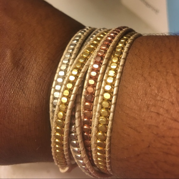 💋SOLD💋Nakamol Handmade Leather Bracelet💋SOLD💋 - Picture 3 of 4