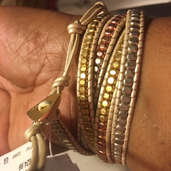 💋SOLD💋Nakamol Handmade Leather Bracelet💋SOLD💋 - Picture 4 of 4