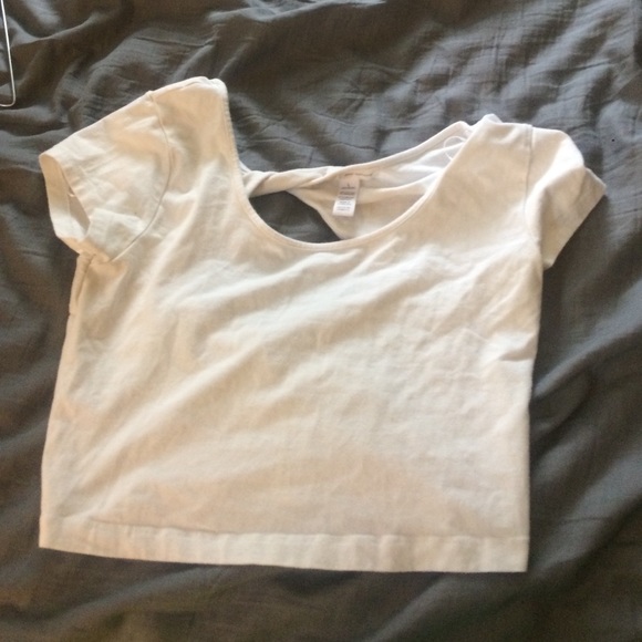 White crop top from wet seal