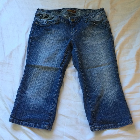Denim capris