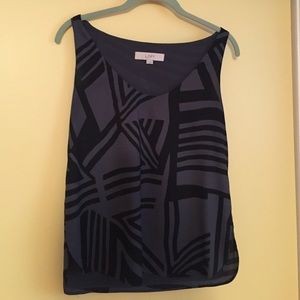 Loft silk like tank- size XS.