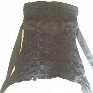 Black Crochet Top (Charlotte Russe)