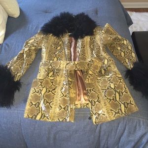 Oscar Leopold leather jacket (NEVER WORN)