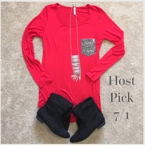🎉HP🎉Sequin Pocket Tunic/Dress