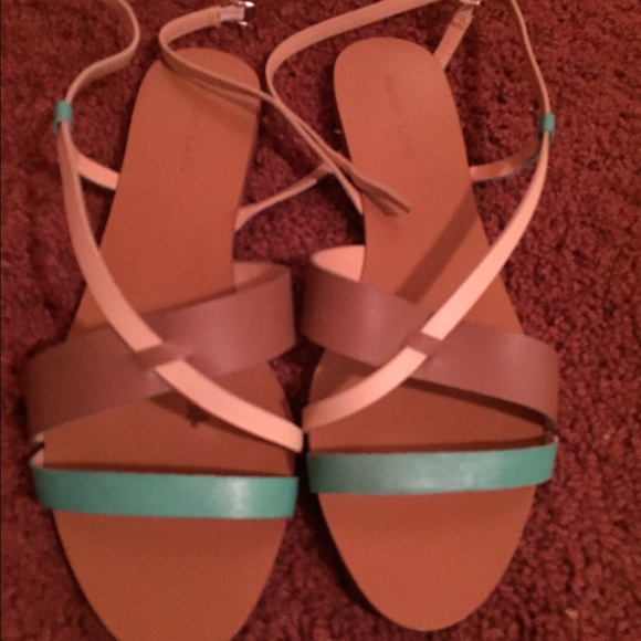 Cute leather lace up sandals