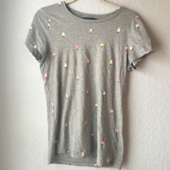 French Connection Ice Cream Pattern Tee