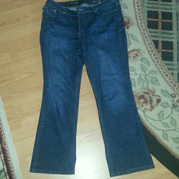 Lee Modern Med/Dark Wash Bootcut Jeans Size 16S