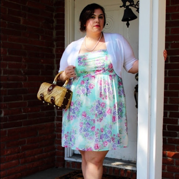 Torrid - Pastel Floral Chiffon Tank Dress size 20