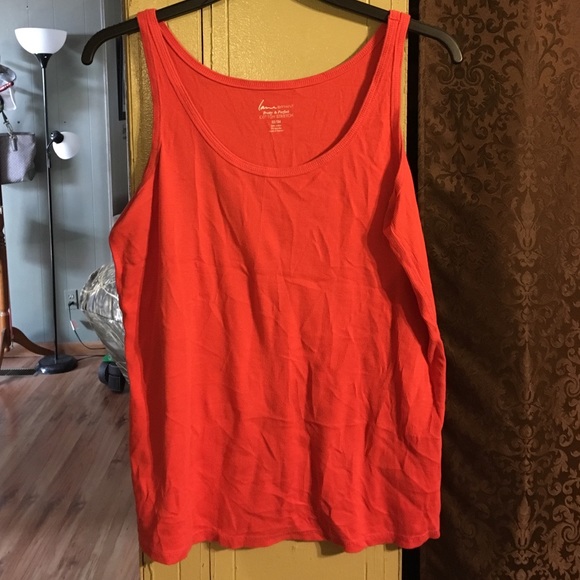 Plus-size tank top.